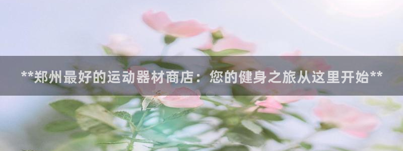 意昂3集团简介：**郑州最好的运动器材商店：您的健身