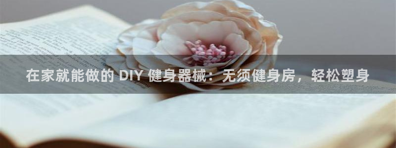 意昂3集团官网首页：在家就能做的 DIY 健身器械：