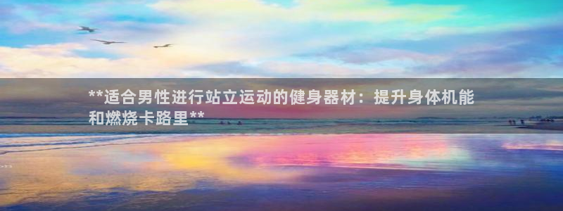 意昂体育3联系电话：**适合男性进行站立运动的健身器