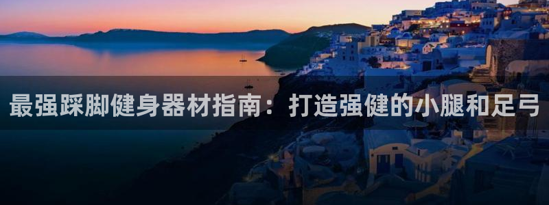 意昂3集团logo：最强踩脚健身器材指南：打造强健的