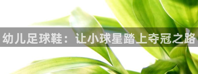 意昂集团官网：幼儿足球鞋：让小球星踏上夺冠之路