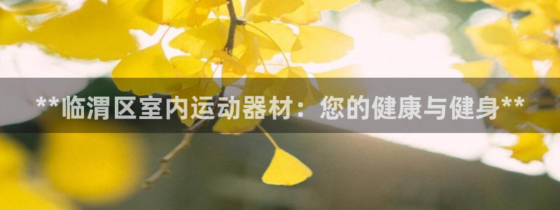 意昂体育3娱乐：**临渭区室内运动器材：您的健康与健