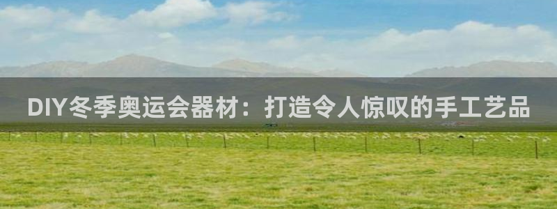 意昂3娱乐是那个系列的台子：DIY冬季奥运会器材：打